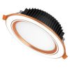 DOWNLIGHT VIỀN VÀNG 3 MÀU CHÍNH HÃNG SUNHOUSE SHE-DL02-3/7W-VV