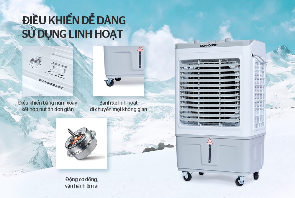 MÁY LÀM MÁT KHÔNG KHÍ CHÍNH HÃNG SUNHOUSE SHD7734 - 3