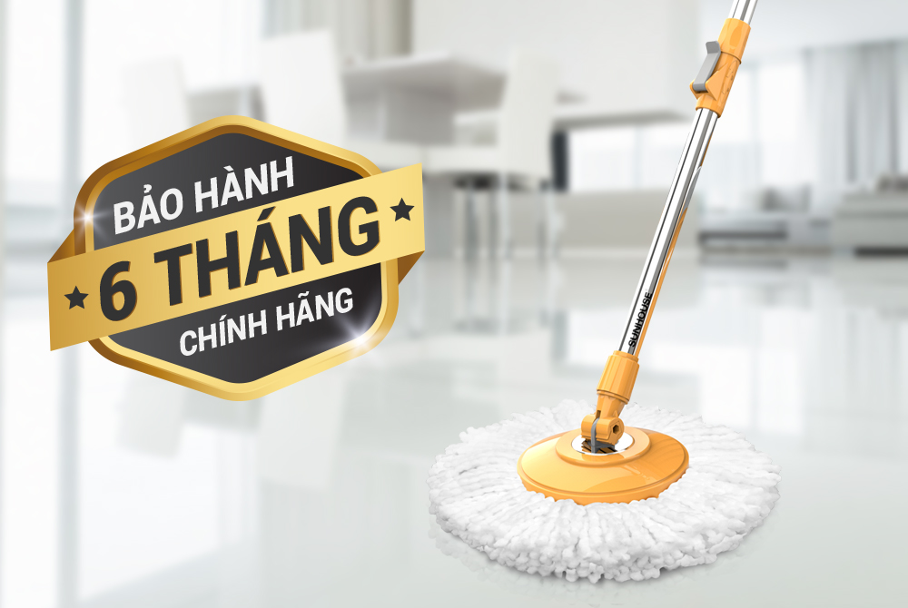 CÂY LAU NHÀ XOAY 360 ĐỘ CHÍNH HÃNG SUNHOUSE KS-MO350I 5