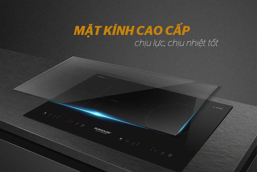 BẾP ĐÔI ĐIỆN TỪ HỒNG NGOẠI CHÍNH HÃNG SUNHOUSE SHB9105MT 3