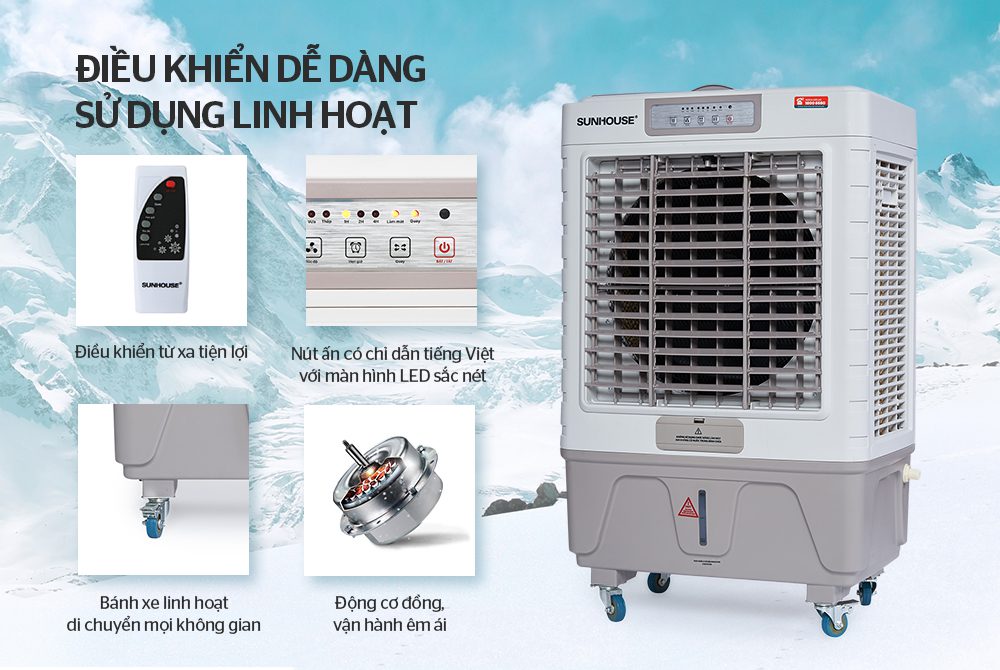 MÁY LÀM MÁT KHÔNG KHÍ CHÍNH HÃNG SUNHOUSE SHD7746 - 3