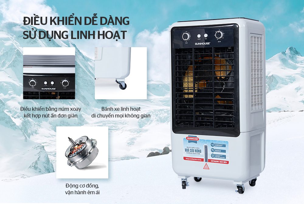 MÁY LÀM MÁT KHÔNG KHÍ CHÍNH HÃNG SUNHOUSE SHD7750 - 4