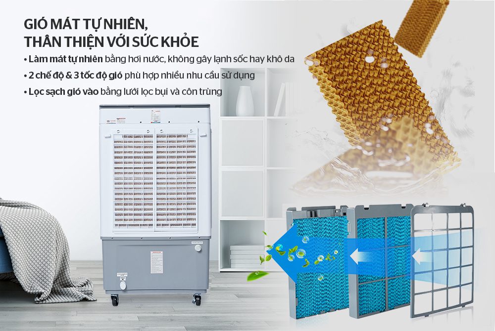 MÁY LÀM MÁT KHÔNG KHÍ CHÍNH HÃNG SUNHOUSE SHD7757 - 4