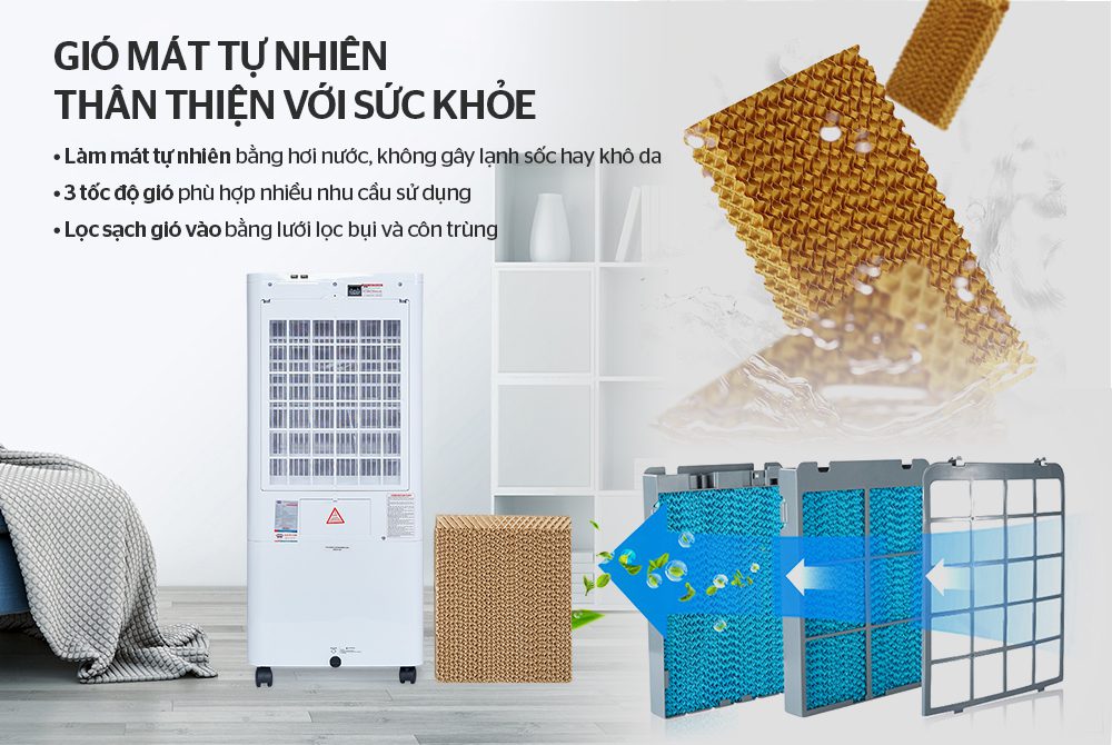 MÁY LÀM MÁT KHÔNG KHÍ CHÍNH HÃNG SUNHOUSE SHD7721 - 5