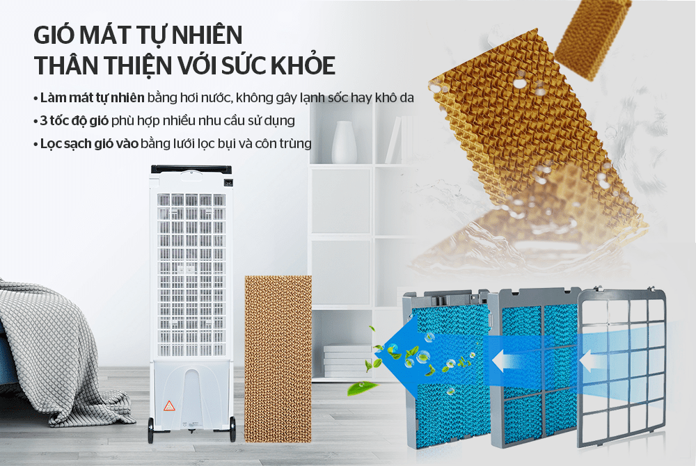 MÁY LÀM MÁT KHÔNG KHÍ CHÍNH HÃNG SUNHOUSE SHD7719 - 5