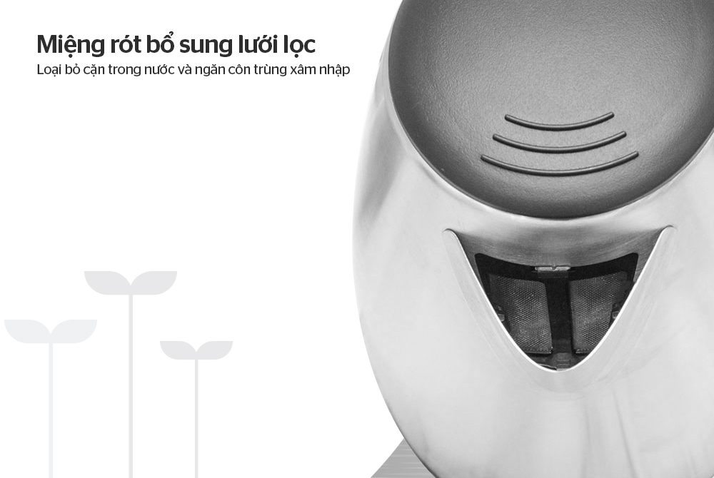 Ấm siêu tốc inox CHÍNH HÃNG SUNHOUSE SHD1370 006