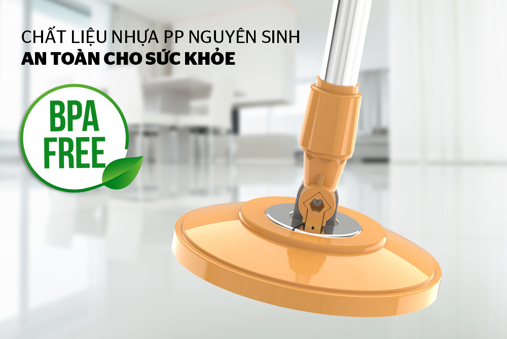 CÂY LAU NHÀ XOAY 360 ĐỘ CHÍNH HÃNG SUNHOUSE KS-MO350I 3
