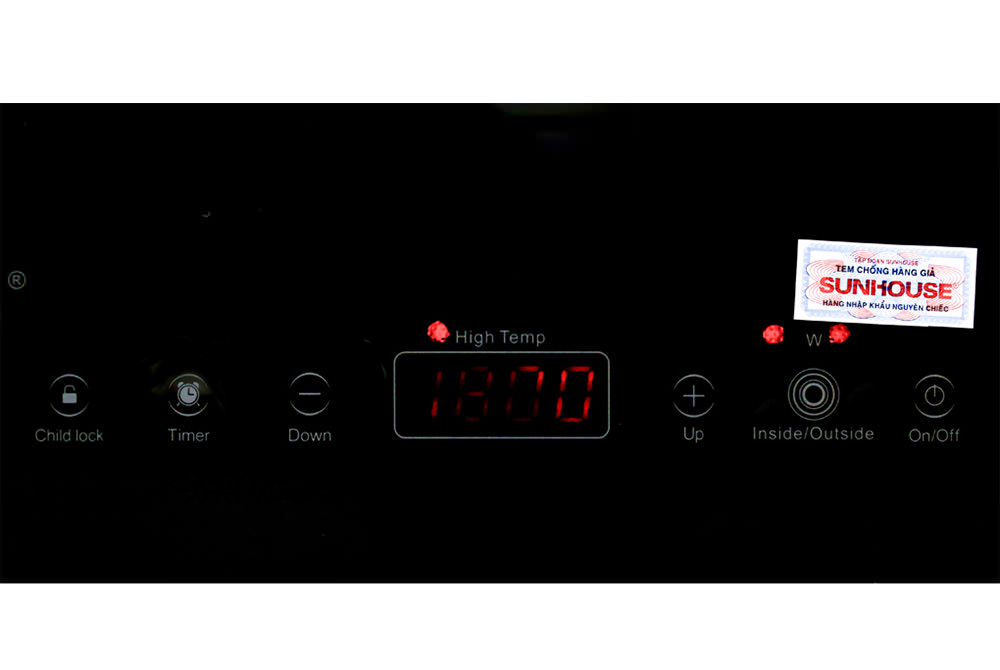 Bếp đôi điện từ hồng ngoại CHÍNH HÃNG SUNHOUSE SHB9100 004