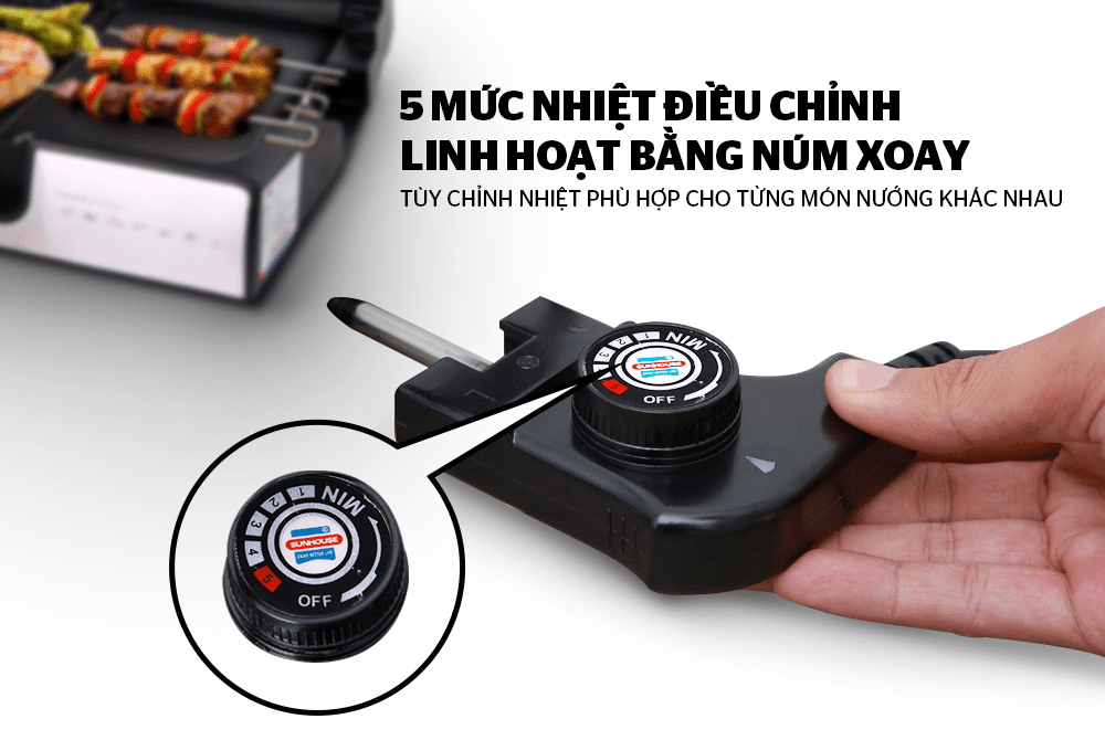 BẾP NƯỚNG ĐIỆN CHÍNH HÃNG SUNHOUSE SHD4603 6