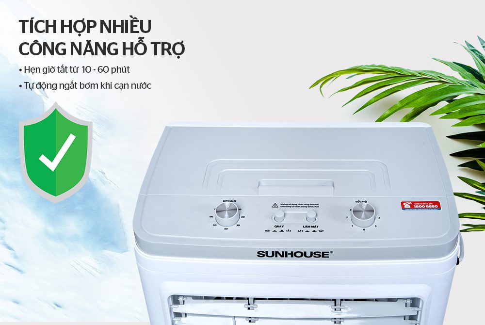 MÁY LÀM MÁT KHÔNG KHÍ CHÍNH HÃNG SUNHOUSE SHD7734 - 7