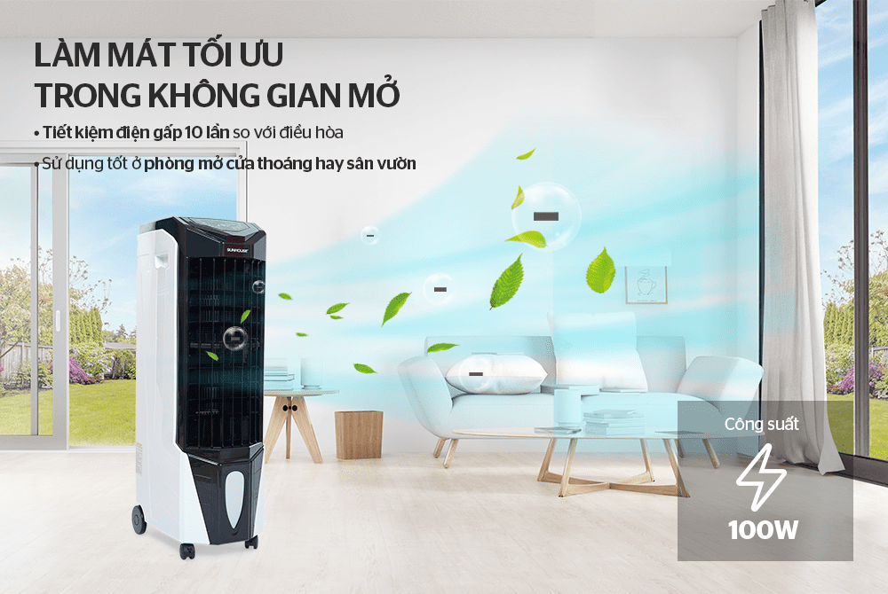 MÁY LÀM MÁT KHÔNG KHÍ CHÍNH HÃNG SUNHOUSE SHD7719 - 7