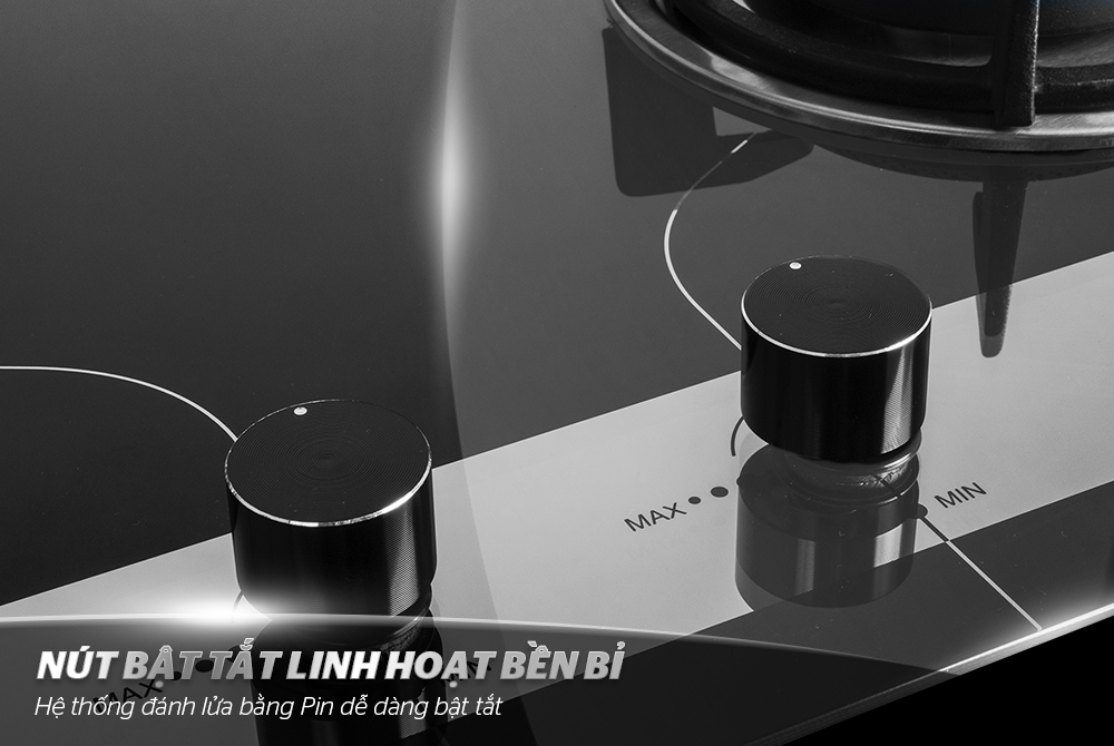 BẾP GAS ÂM KÍNH CHÍNH HÃNG SUNHOUSE SHB8836 6