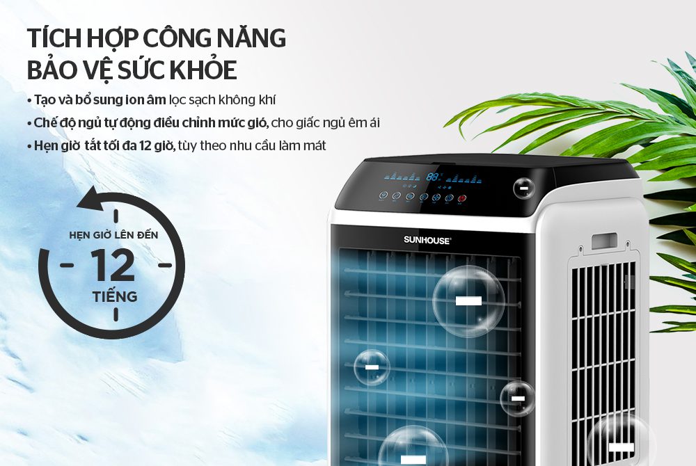 MÁY LÀM MÁT KHÔNG KHÍ CHÍNH HÃNG SUNHOUSE SHD7726 - 8