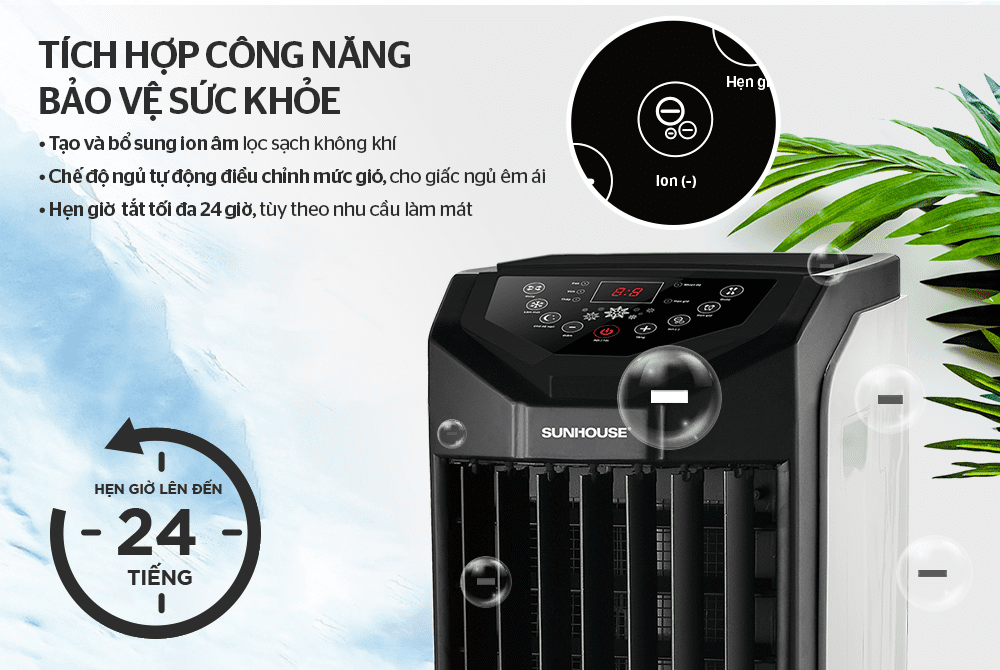 MÁY LÀM MÁT KHÔNG KHÍ CHÍNH HÃNG SUNHOUSE SHD7719 - 8