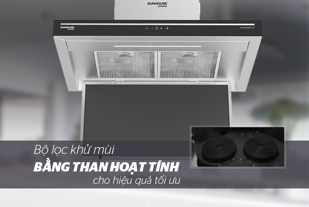 MÁY HÚT MÙI CAO CẤP CHỮ “T” CHÍNH HÃNG SUNHOUSE MAMA MMB6816-70 6