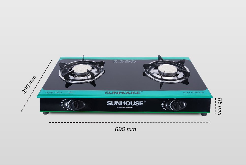 BẾP GAS DƯƠNG HỒNG NGOẠI CHÍNH HÃNG SUNHOUSE SHB004MT 7