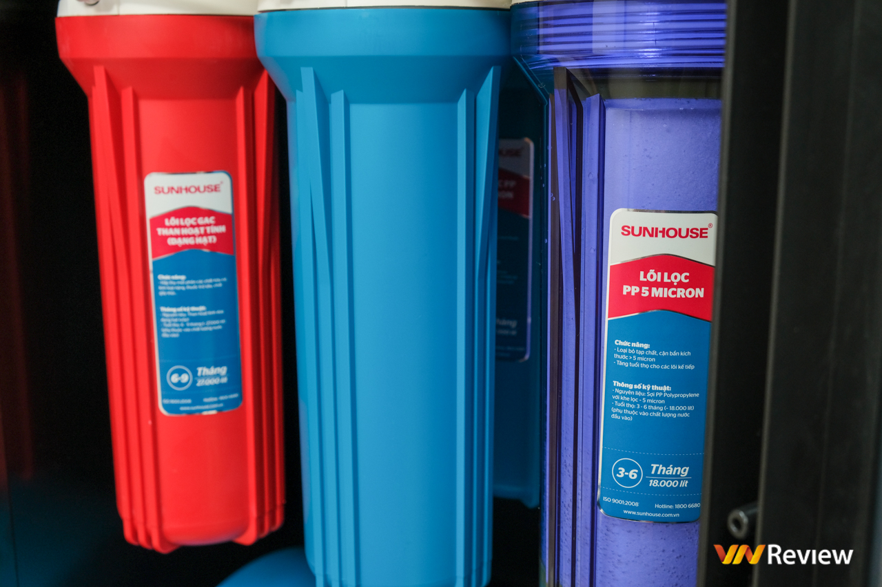 Đánh giá RO CHÍNH HÃNG SUNHOUSE SHA8817KP: máy lọc nước 9 lõi hiếm hoi khử phèn hiệu quả  7