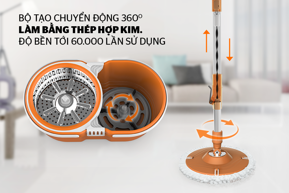 CHÍNH HÃNG SUNHOUSE NEW GENERATION 360 DROP FLOOR SET KS-CL260PO 5