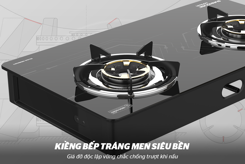 BẾP GAS DƯƠNG KÍNH CHÍNH HÃNG SUNHOUSE MAMA MMB0911 13