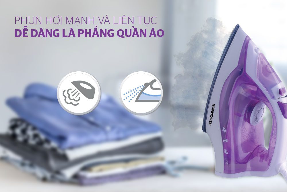 Bàn là hơi CHÍNH HÃNG SUNHOUSE SHD2063P 06