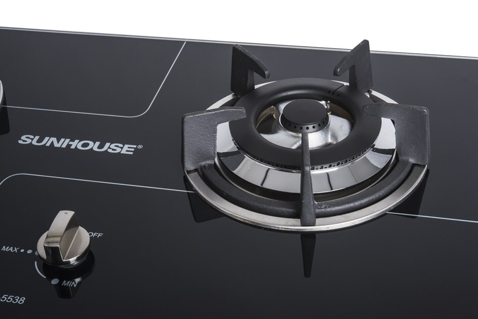 Bếp gas âm kính CHÍNH HÃNG SUNHOUSE SHB5538 003