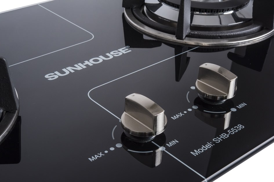 Bếp gas âm kính CHÍNH HÃNG SUNHOUSE SHB5538 006