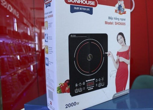 Bếp hồng ngoại chính hãng giá khoảng 1 triệu đồng