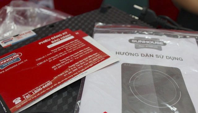 Bếp hồng ngoại chính hãng giá khoảng 1 triệu đồng 6