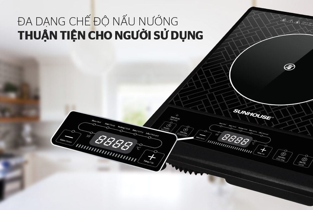 Bếp hồng ngoại cơ CHÍNH HÃNG SUNHOUSE SHD6011 04