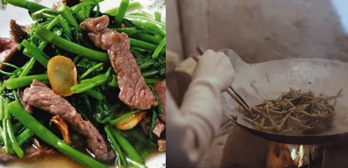 Bí quyết xào rau muống giòn ngon, giữ nguyên màu xanh tươi với chảo chống dính