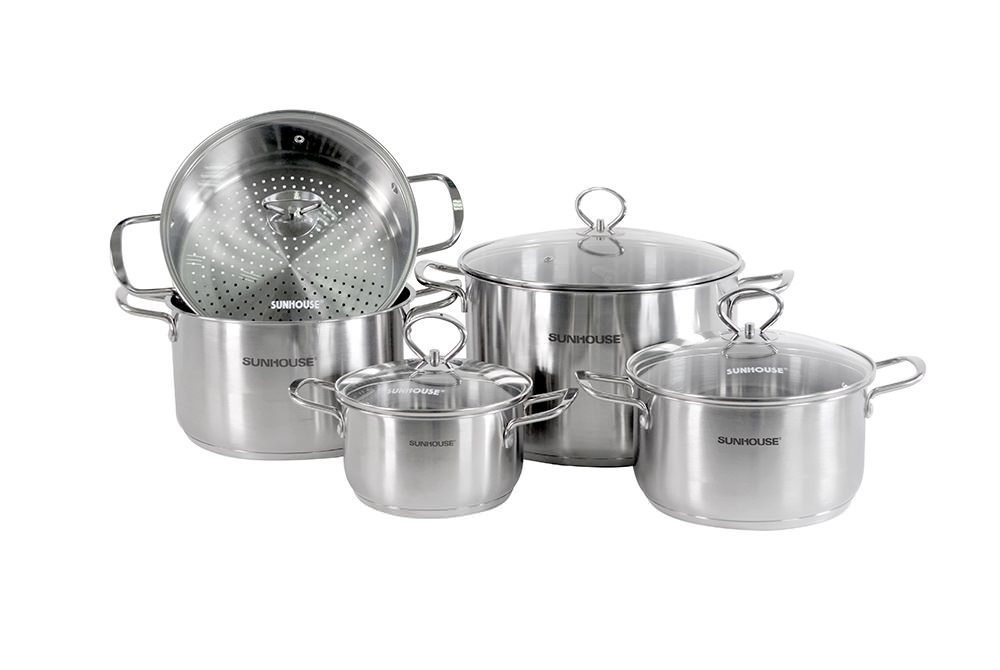 Phân biệt bộ nồi inox đáy 3 lớp, bộ nồi inox đáy 5 lớp