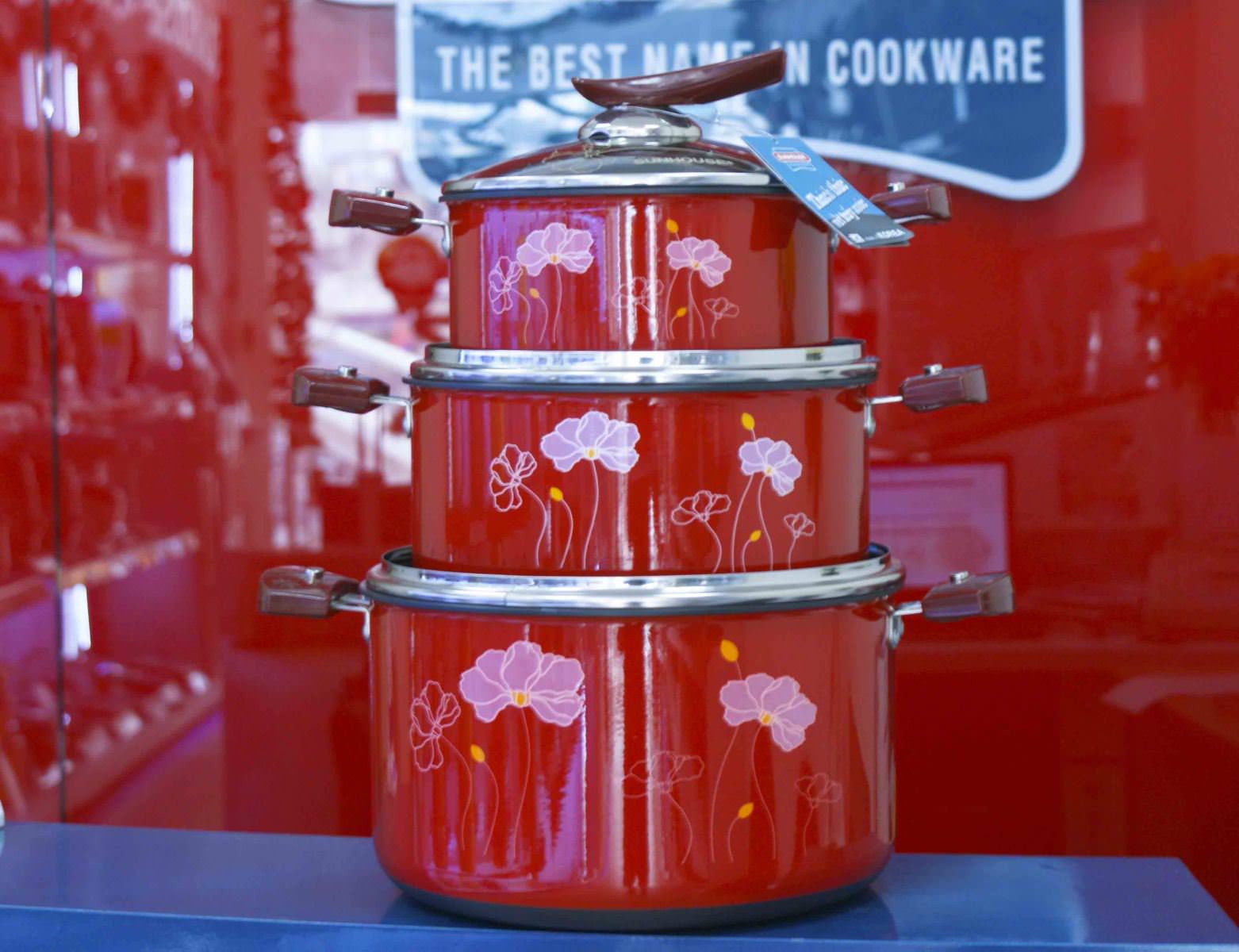 Bộ nồi nấu ăn Anod Sunhouse tiện dụng cho ngày tết