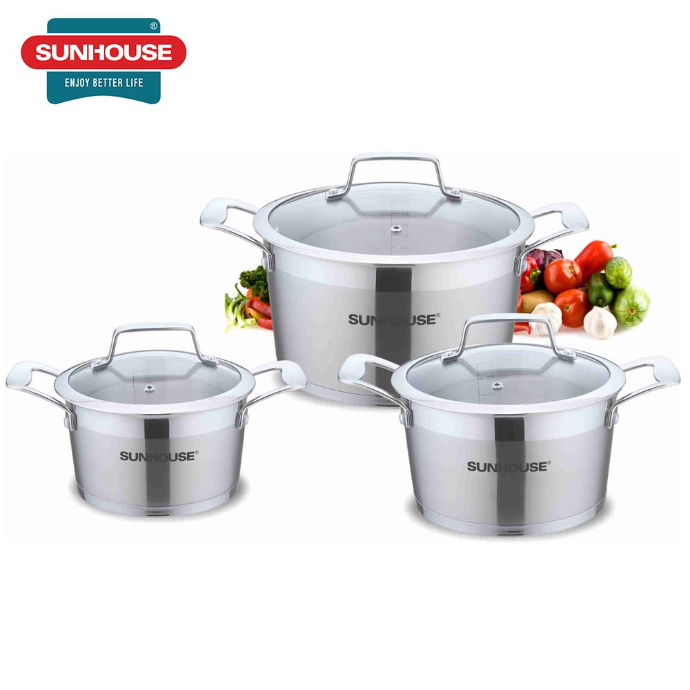 5 bộ nồi inox 304 đáng mua hiện nay tại CHÍNH HÃNG SUNHOUSE GROUP 2