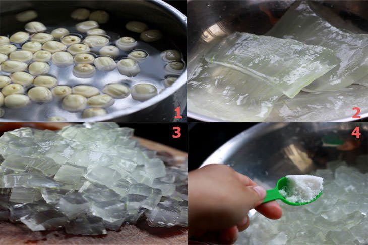 Cách làm 2 món chè giải nhiệt thơm ngon từ nha đam