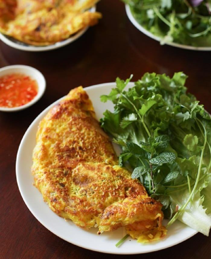 Cách làm bánh xèo nam bộ giòn rụm bằng chảo chống dính 5