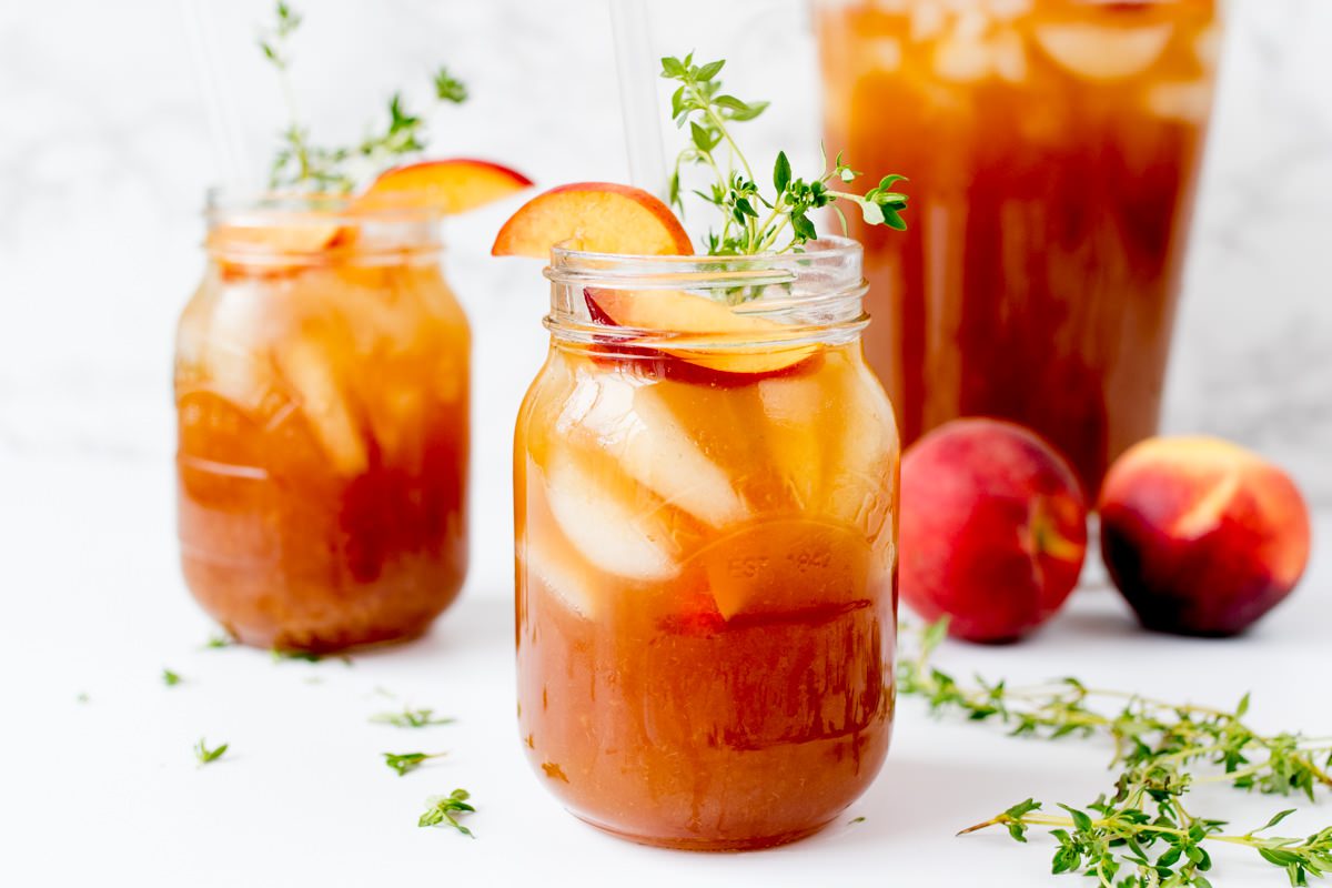 Cách làm trà đào cam sả ngon như mua ngoài tiệm 6