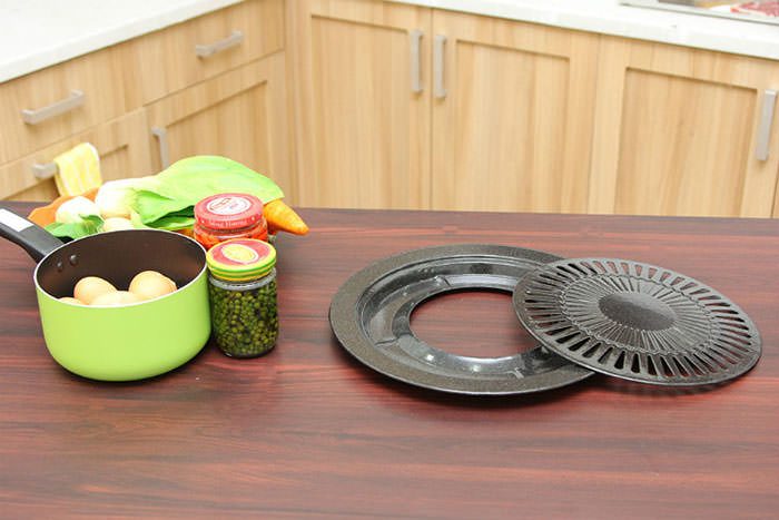 Cách nướng thức ăn bằng vỉ nướng trên bếp hồng ngoại 1