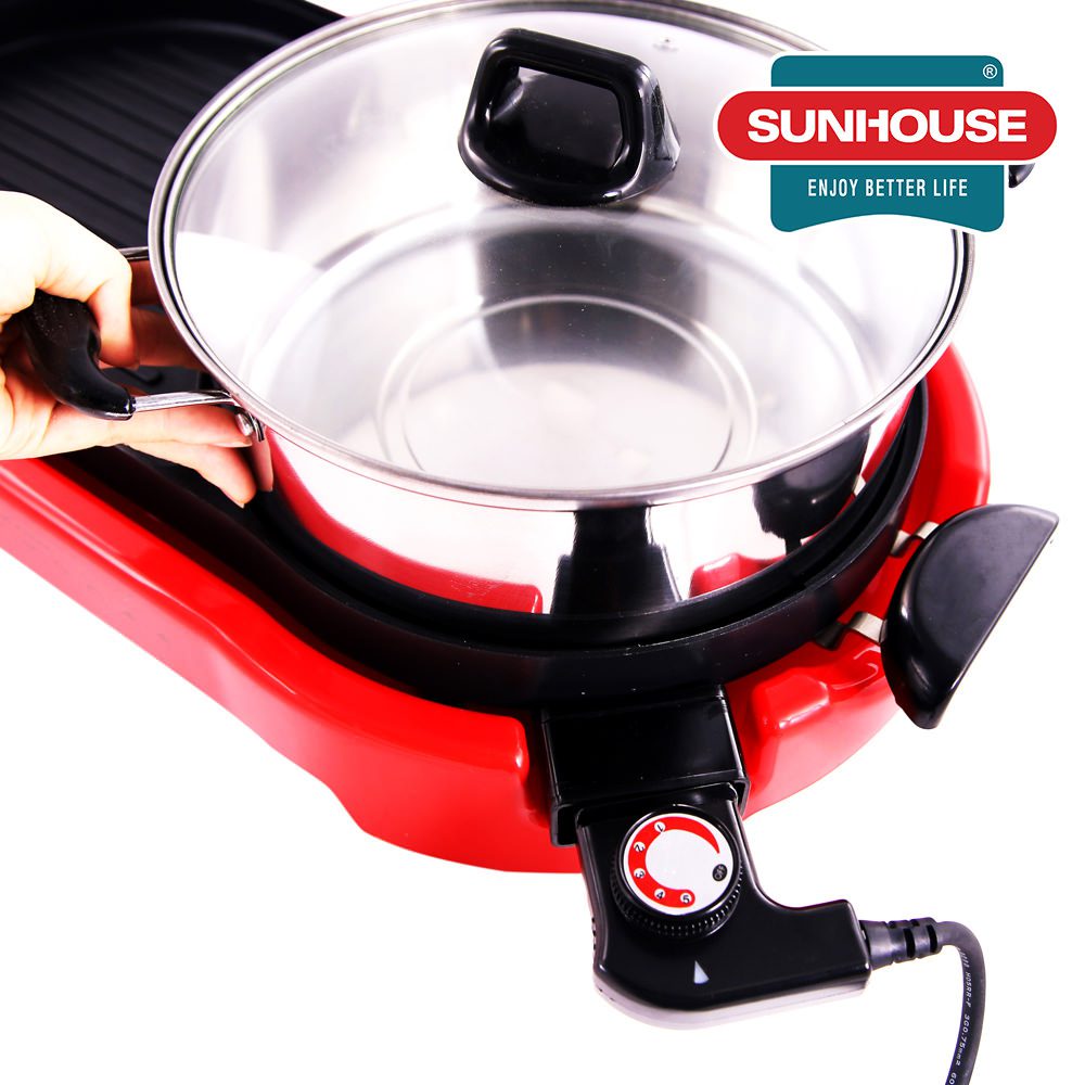 Cấu tạo tiện ích của Lẩu nướng CHÍNH HÃNG SUNHOUSE SHD4650 1