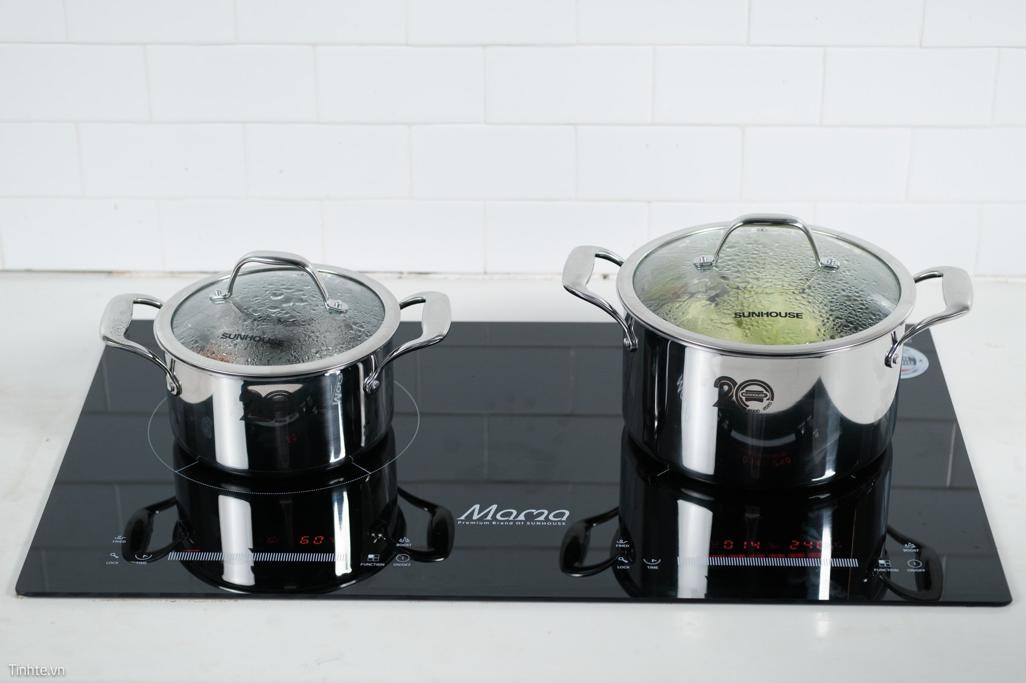 Chia sẻ về bếp vừa điện từ vừa hồng ngoại CHÍNH HÃNG SUNHOUSE MMB9200MIX: nấu được mọi loại nồi! 2