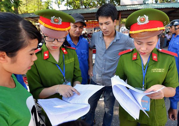 Cụ thể điểm chuẩn các trường Công an nhân dân năm 2016