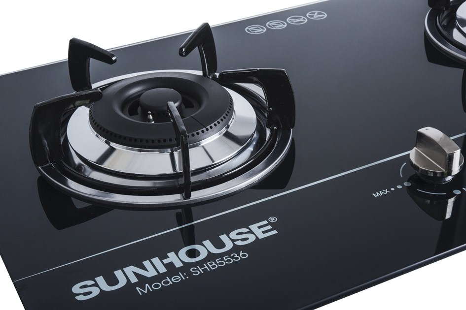Bếp gas âm kính CHÍNH HÃNG SUNHOUSE SHB5536 003