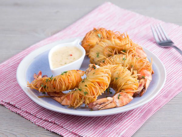 Hướng dẫn cách làm tôm chiên giòn giòn ngon khó cưỡng bằng chảo chống dính 6