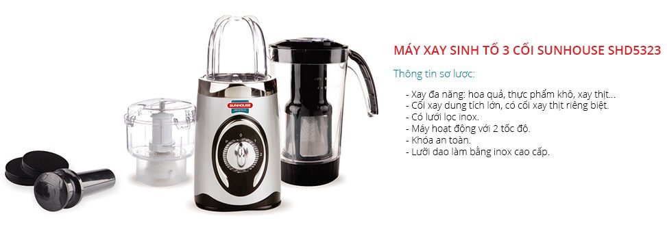 Hướng dẫn chọn loại máy xay phù hợp với nhu cầu sử dụng 1