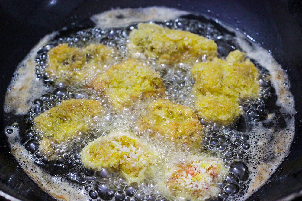 Hướng dẫn làm sườn chiên khoai lang bằng chảo chống dính CHÍNH HÃNG SUNHOUSE 3