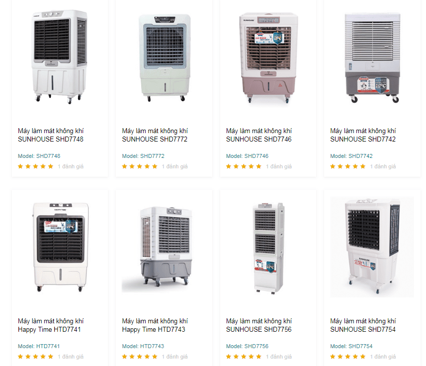 Những ưu điểm tưởng nhỏ nhưng “có võ” của quạt điều hòa thương mại CHÍNH HÃNG SUNHOUSE 007