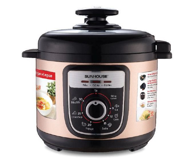 Đổi vị cơm nhà với món ăn 3 miền cùng nồi áp suất điện CHÍNH HÃNG SUNHOUSE 002