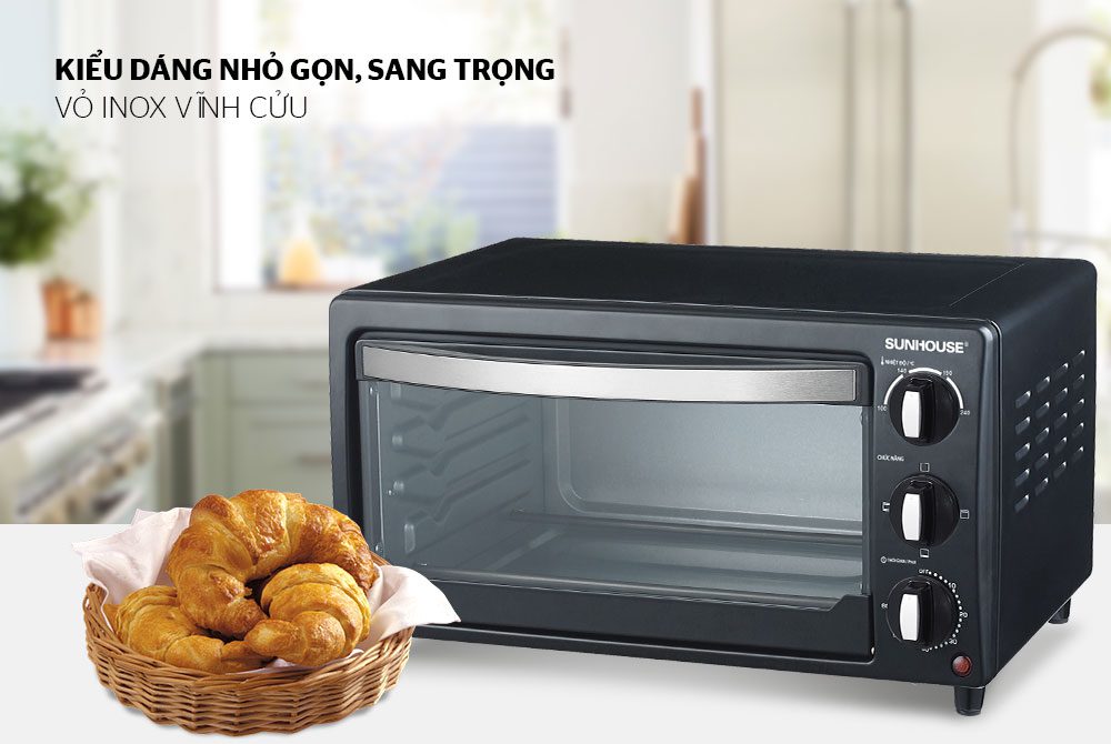 LÒ NƯỚNG 16L CHÍNH HÃNG SUNHOUSE SHD4216 02