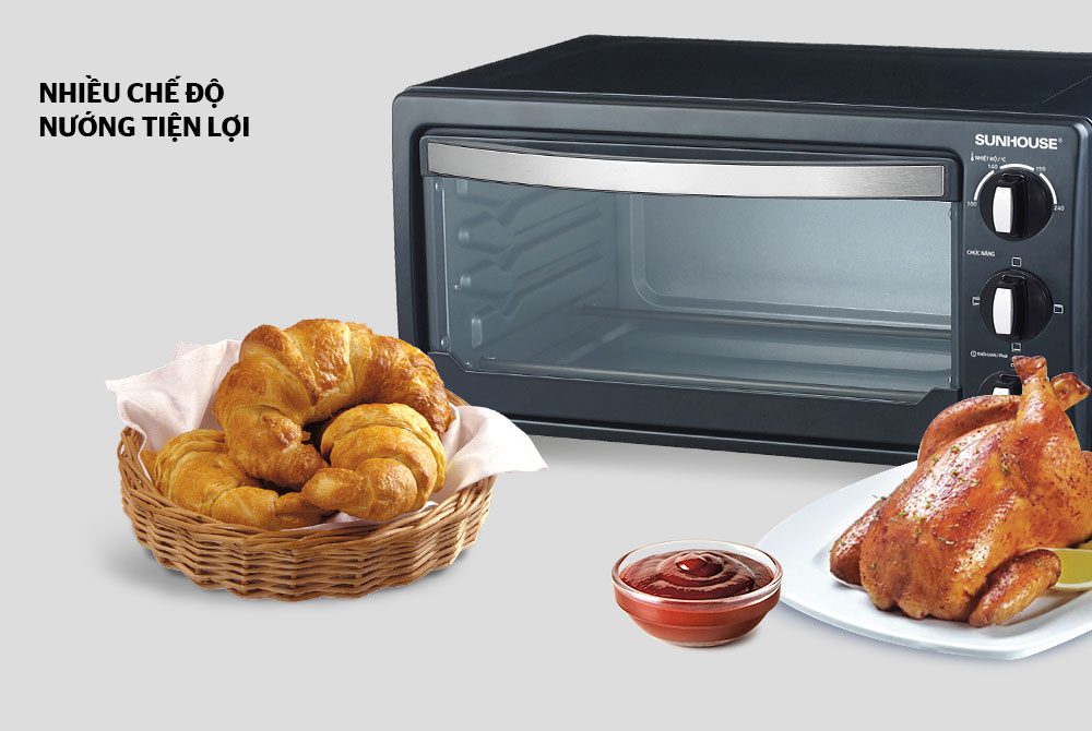 LÒ NƯỚNG 16L CHÍNH HÃNG SUNHOUSE SHD4216 04