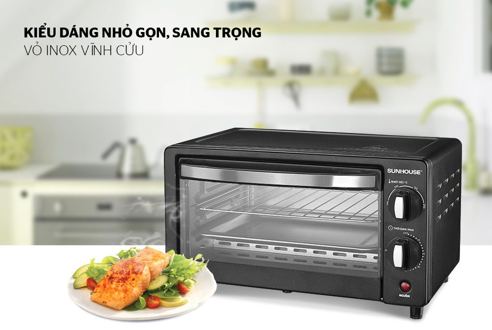 LÒ NƯỚNG 10L CHÍNH HÃNG SUNHOUSE SHD4206 02