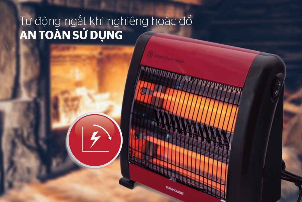 Sưởi điện hồng ngoại CHÍNH HÃNG SUNHOUSE SHD7013 06